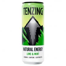 Tenzing Lime & Mint Energy Drink 12x 330ml