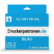 Kompatibel zu Canon CLI-581 PB XXL                  Tinte          Blau