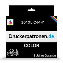 Kompatibel zu HP 301XL C-M-Y                  Tinte          Cyan-magenta-gelb