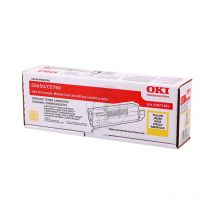 Original 43872305 OKI C5xxx Toner yellow 2000