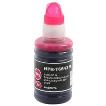 Bubprint Druckerpatrone kompatibel für Epson T6643 magenta I555 Ecotank ET 2550 4500 2600 2650 1400