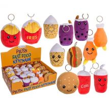 Plush Fast Food Keychain