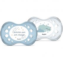 Dodie Chupetes Simetricos Fosforescentes De Silicona 6+ Meses X2 6 Mois et plus X2 - Easypara