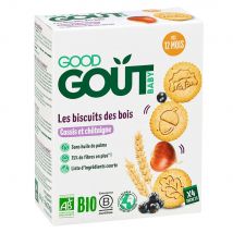 Good Gout Les Galletas des Bois Grosella negra y castaña a partir de 12 meses 80 g (x4 sobres) - Easypara