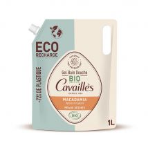 Cavaillès Recambio ecológico gel de baño y ducha aceite de macadamia bio pieles secas 1L - Easypara