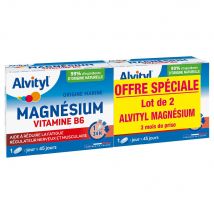 Alvityl Magnesio Vitamina B6 2x 45 comprimidos - Easypara