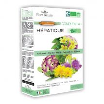 Flora Natura Hepática orgánica Complejo 4+ Alcachofa 20 ampollas - Easypara