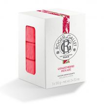 Roger & Gallet Gingembre Rouge Cofre jabón bienestar base vegetal 3x100g - Easypara