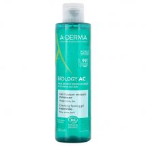 A-Derma Biology AC Gel espumoso purificante bio piel grasa con tendencia acneica 200ml - Easypara