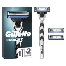 Gillette Mach3 Maquinillas Cuchillas desechables x3 - Easypara