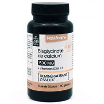 Nat&Form Premium Bisglicinato de calcio 90 cápsulas - Easypara