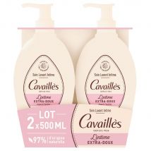 Cavaillès Sequedad Íntima Cuidado natural extra suave 2x500ml - Easypara