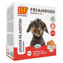 Biofood Snacks Omega 3 y 6 Snack para perro piel y pelaje grasa de cordero y salmón 80 unidades - Easypara