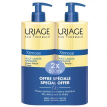 Uriage Xemose Aceite limpiador calmante para pieles muy secas con tendencia atópica 2x500ml - Easypara
