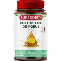 Superdiet Aceite de hígado de bacalao 45 cápsulas - Easypara