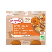 Babybio Mis primeros trozos de fondant ecológico a partir de 8 meses 2x200g - Easypara