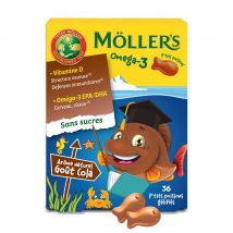 Moller'S Omegas-3 Sin azúcar 36 Gominolas - Easypara