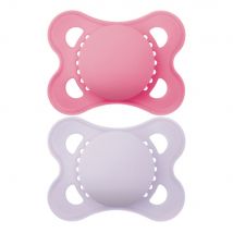 Mam Original Tendance Chupetes simétricos de silicona originales Colores de la Naturaleza 2 à 6 Mois x2 - Easypara