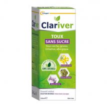 Clariver Jarabe para la tos en adultos Sans sucre 120ml - Easypara