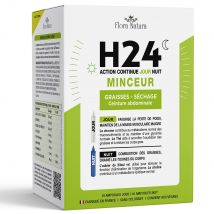 Flora Natura H24 Adelgazar Secando Grasa 10 ampollas diurnas y 10 nocturnas - Easypara