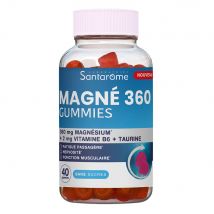 Santarome Magnesio 360 mg Relajación Sin azúcar 40 Gominolas - Easypara