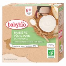 Babybio Puré bebible a partir de 6 meses 4x85g - Easypara