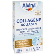 Alvityl Colágeno Hidrolizado Marino 5000mg Tipo I y III 12 Varillas - Easypara