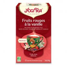 Yogi Tea Frutos rojos con vainilla Fruité, doux, délicieux 17 bolsas - Easypara