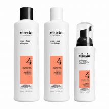 Nioxin System 4 Kit para cabellos coloreados/secos/dañados y caída avanzada 700 ml - Easypara