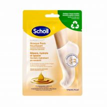 Scholl Mascarilla nutritiva para pies con Aceite de Argán 1 par - Easypara