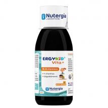 Nutergia Ergykid Vita + Multivitaminas sabor albaricoque a partir de 3 años 150 ml - Easypara