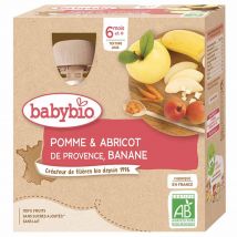 Babybio Pack De Frutas A Partir De 6 Meses frutas 4x90g - Easypara