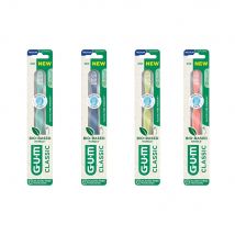 Gum Classic Brosse À Dents Classic Bio-Sourcée Medium 20/100e Compacte x1 - Easypara