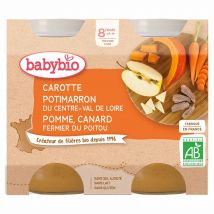 Babybio Menu Del Dia Potito A Partir De 8 Meses 2x200g - Easypara