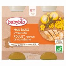 Babybio Menu Del Dia Potito A Partir De 8 Meses 2x200g - Easypara