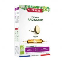Superdiet Rábano negro Bienestar del hígado 20 ampollas 10ml - Easypara