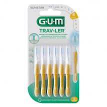 Gum Trav-ler Cepillos Interdentales 1.3mm X4 Trav-ler x6 - Easypara