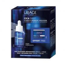 Uriage Cica Daily Coffret Duo Quotidien Réparateur Peaux Fragilisées 45ml - Easypara
