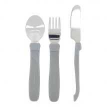 Twistshake Couverts d'apprentissage acier inoxydable 12 mois+ x3 - Easypara