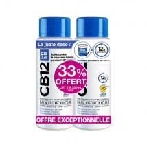 Cb12 Bain De Bouche Sans Alcool Arôme Menthe 2x250ml - Easypara