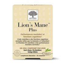 New Nordic Lion's Mane Plus 30 Comprimés - Easypara