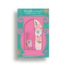Roger & Gallet Rose Coffret Baume Lèvres 10g + Crème Mains 30ml - Easypara
