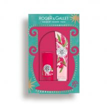 Roger & Gallet Gingembre Rouge Coffret Baume Lèvres 10g + Crème Mains 30ml - Easypara