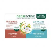 Naturactive Doriance Duo Mixte Autobronzant & Capital Soleil 90 Gélules - Easypara
