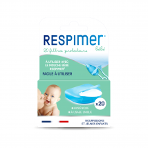 Respimer Filtros protectores para bebés mosca Nourrissons et jeunes enfants x20 - Easypara