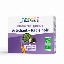 Juvamine Rábano negro alcachofa depurativo y desintoxicante bio 10 ampollas - Easypara
