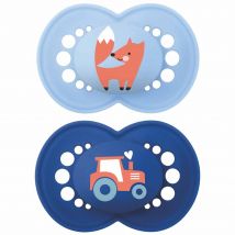 Mam Original Nature Chupete simétrico a partir de 6 meses x2 - Easypara