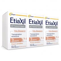 Etiaxil Detranspirante Desodorante roll-on tolerancia a la sudoración excesiva pieles sensibles 3x15ml - Easypara