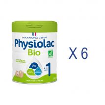 Physiolac Leche ecológica en polvo 1 Para bebés de 0 a 6 meses - Easypara