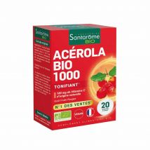 Santarome Acerola 1000 bio vitamina C natural 20 comprimidos - Easypara